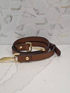 Calvin Klein Genuine Brown Saffiano Leather Replacement Bag Strap